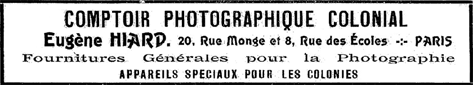 Comptoir Photographique Colonial 1912