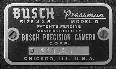 Busch Pressman model D