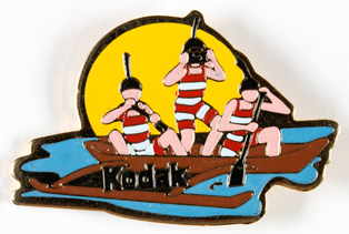 Kodak Pin's Kodaquettes en bateau