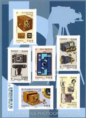 Poste france Carnet de 6 timbres les appareils photographiques