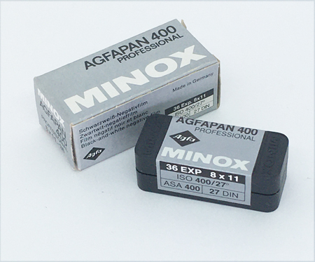 Agfa film Agfapan 400 pour Minox