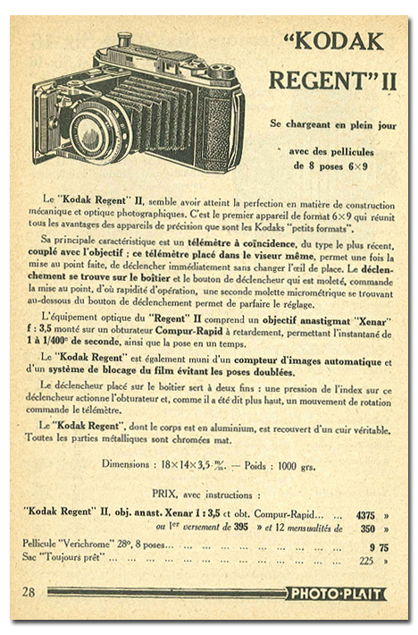 Kodak Régent II