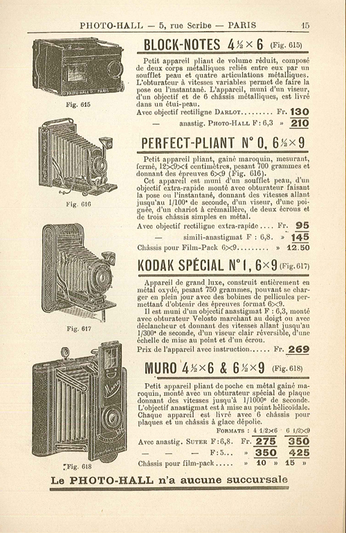 Kodak Spécial N° 1