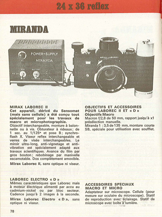 Miranda Mirax Laborec Electro D