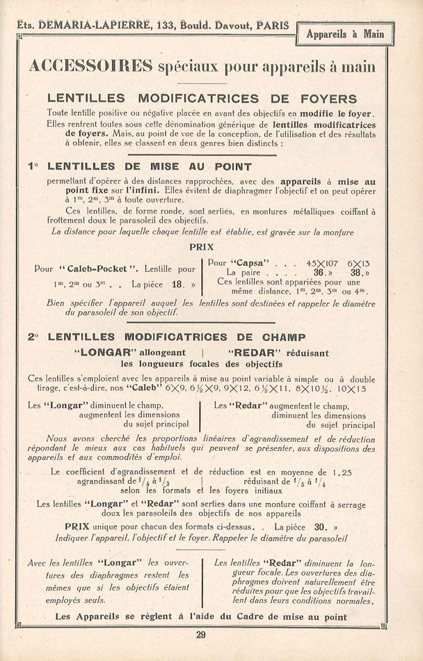 Demaria-Lapierre 1929