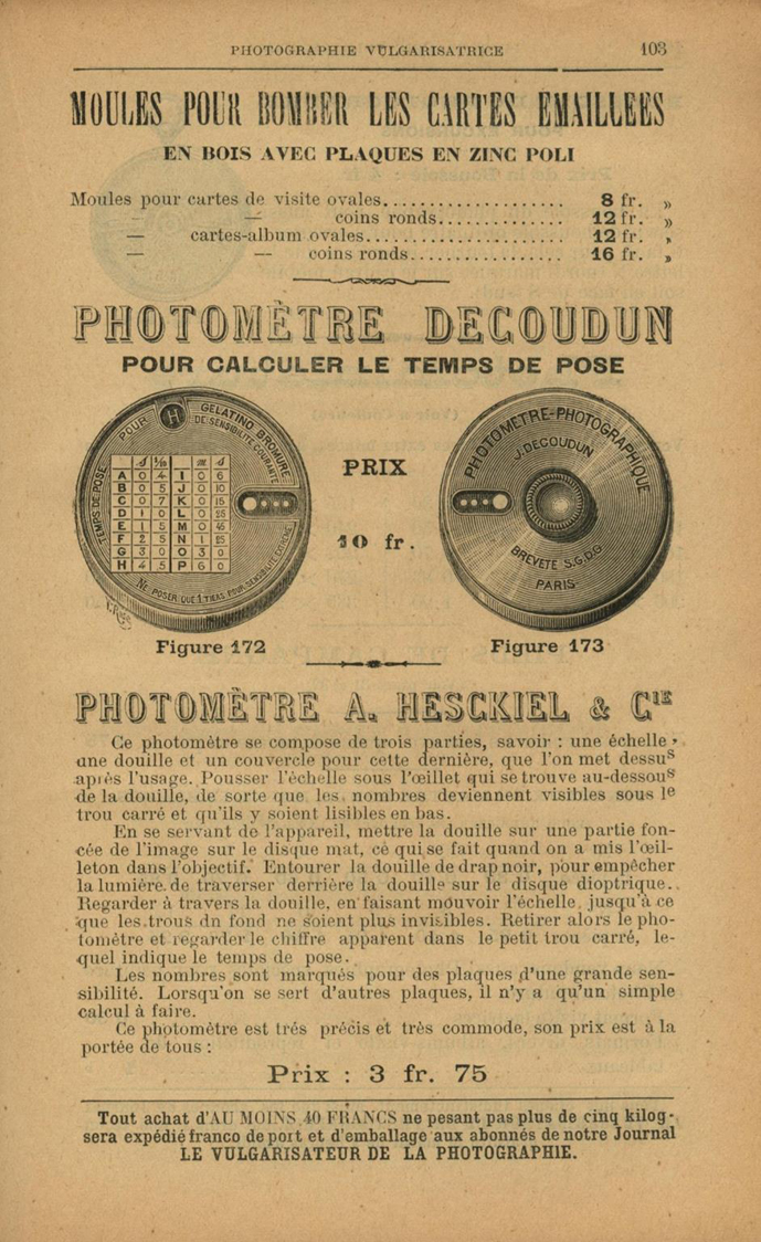 Photographie Vulgarisatrice 1893