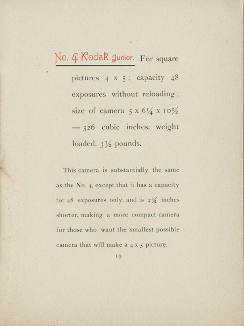 Kodak 1889 (US)