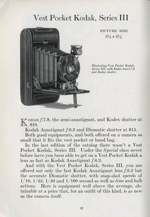 Kodak 1927 (US)