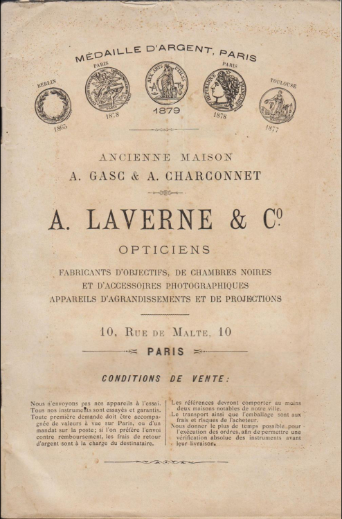 Laverne, A. 1887