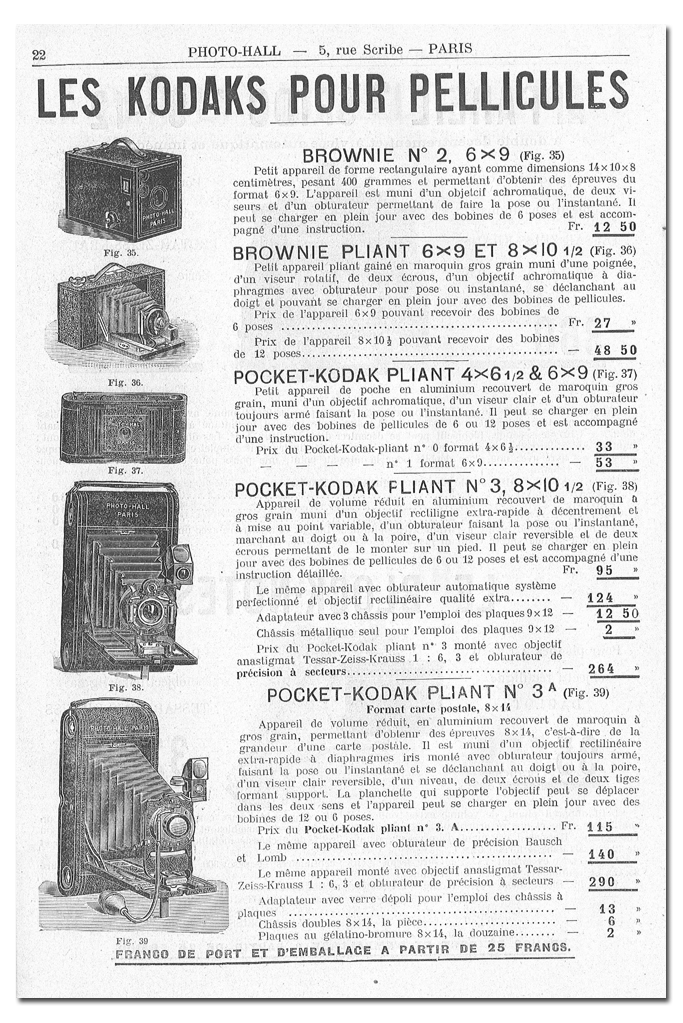 Kodak Pocket Kodak Pliant N° 0