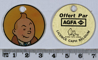 Agfa Médaillon Tintin