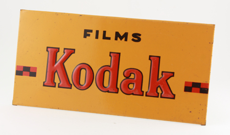 Kodak Petite plaque émaillée de comptoir