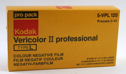 Kodak Vericolor II 120 type L Propack