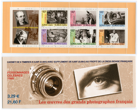 Poste France Carnet 6 timbres La Phographie Française