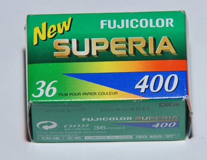 Fuji Fujicolor SUPERIA 400