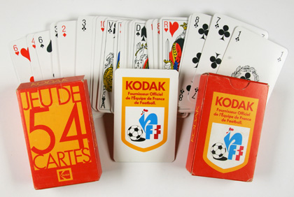 Kodak Jeu de cartes équipe de France de football