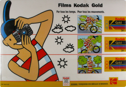 Kodak Tapis de comptoir Kodakette