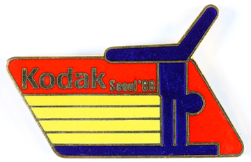 Kodak Pin's Kodak aux jeux Olympiques de Séoul 1988