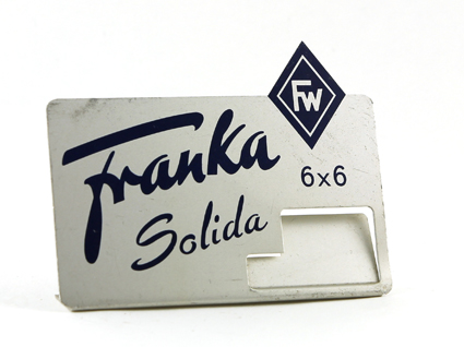 Franka Support d'étiquette pour Solida 6 x 6
