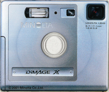 Minolta CD de publicité Dimage X