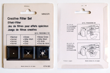 Minolta Creative Filter Set