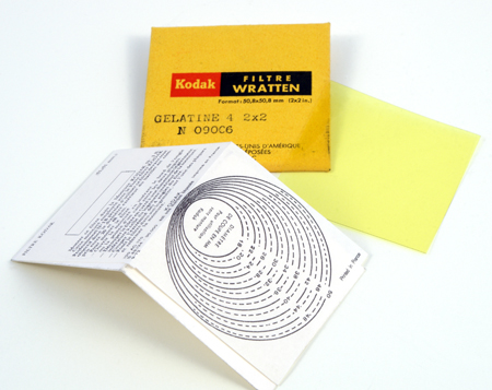 Kodak Wratten Filtre jaune en gélatine