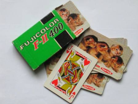 Fuji Jeu de cartes publicitaire