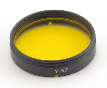 Minolta Filtre jaune Y52 pour objectifs Minolta catadioptr