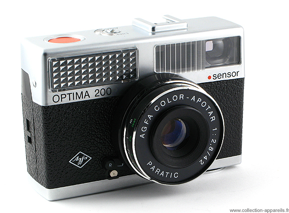 avec objectif 45 mm 2,8 02065 Agfa Optima II vieux analogique caméra 