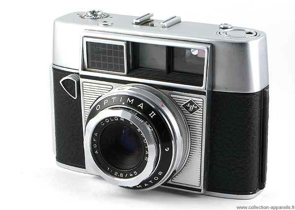 Agfa Optima II vieux analogique caméra avec objectif 45 mm 2,8 02065 