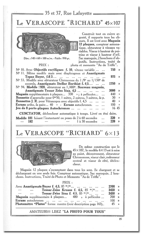 Richard Jules Vérascope N° 11