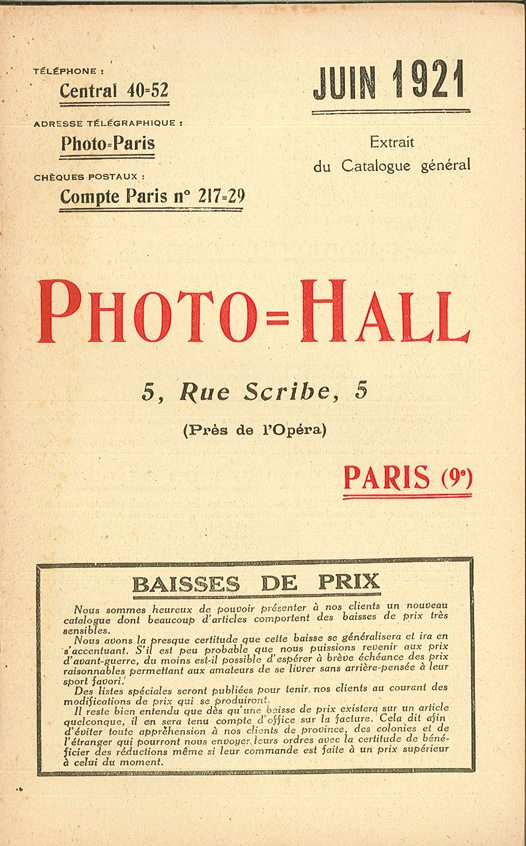 Photo-Hall 1921 juin
