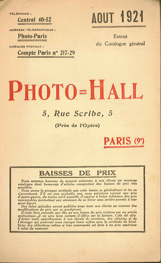 Photo-Hall 1921 aout