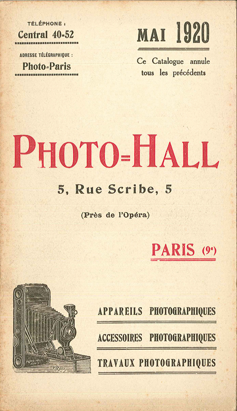 Photo-Hall 1920 mai