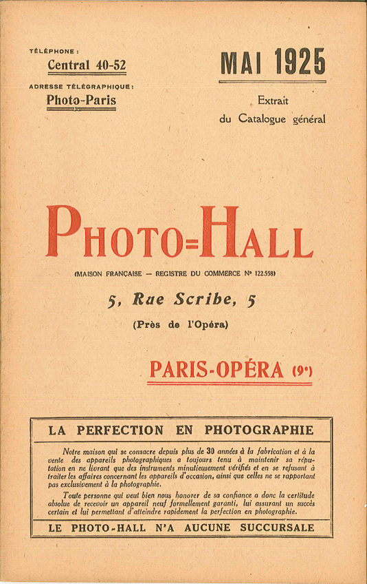 Photo-Hall 1925 mai