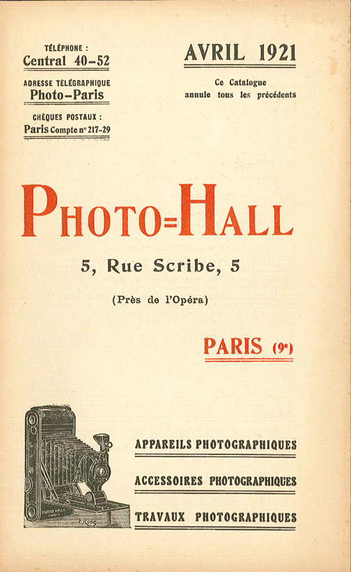 Photo-Hall 1921 avril