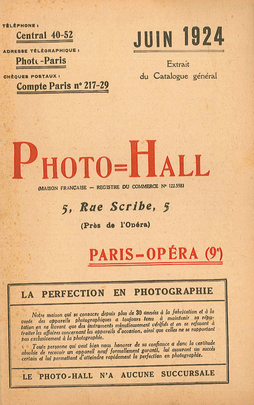 Photo-Hall 1924 juin