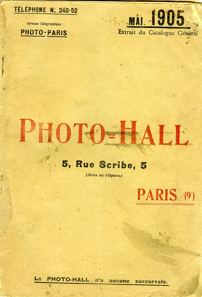 Photo-Hall 1905 mai