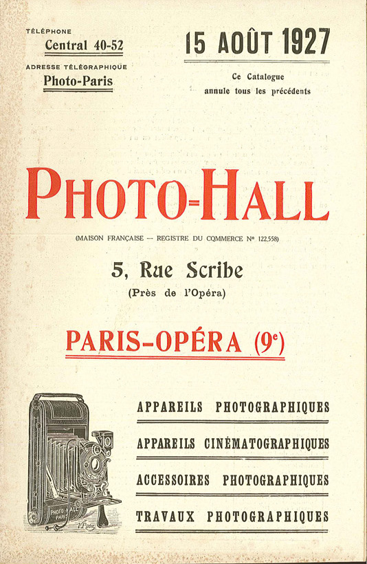 Photo-Hall 1927 aout 15