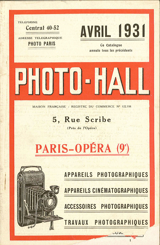 Photo-Hall 1931 avril