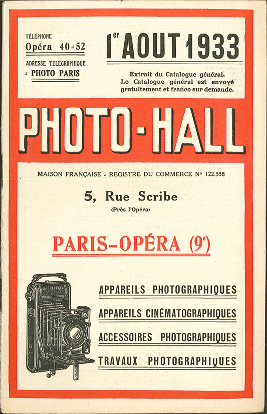 Photo-Hall 1933 aout