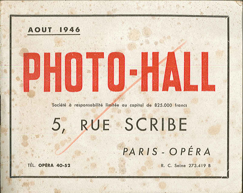 Photo-Hall 1946 aout