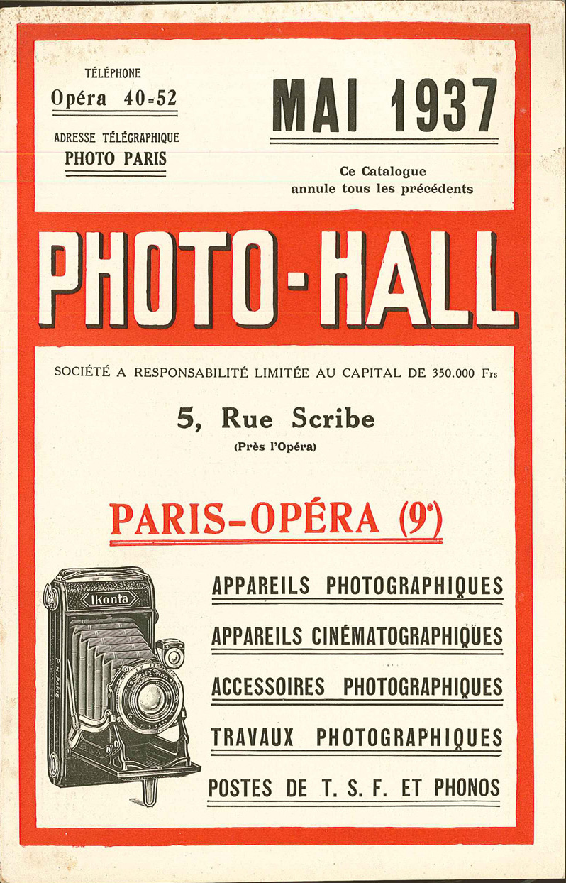 Photo-Hall 1937 mai