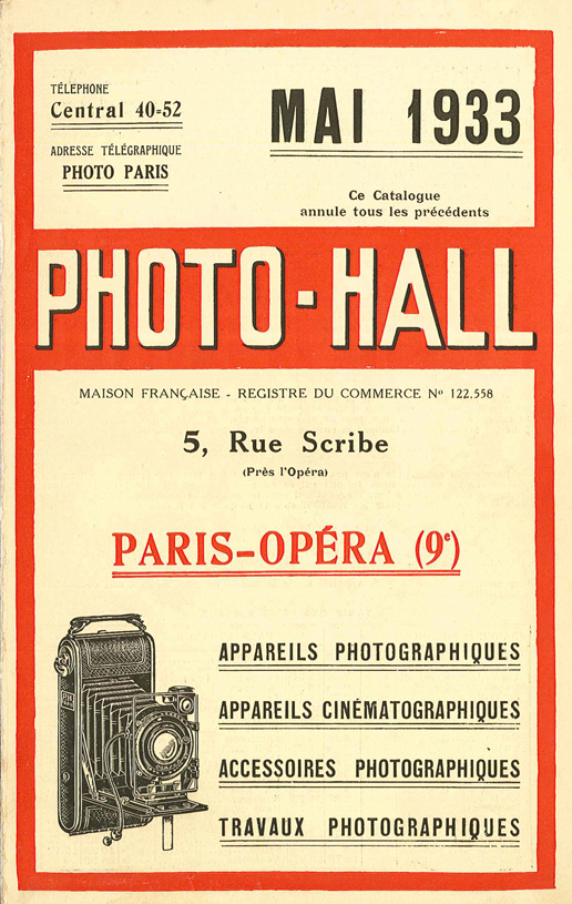 Photo-Hall 1933 mai