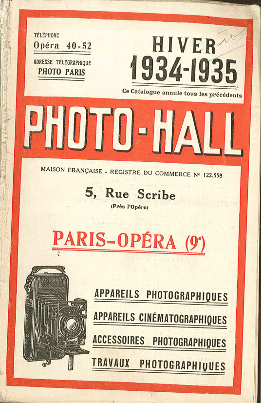 Photo-Hall 1934-35 hiver