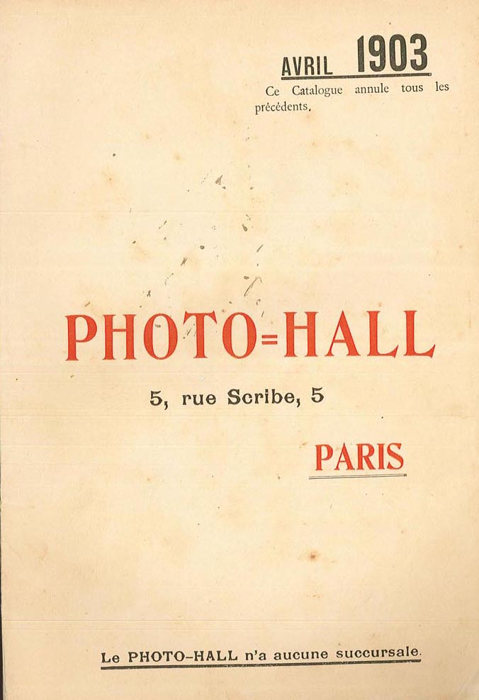 Photo-Hall 1903 avril