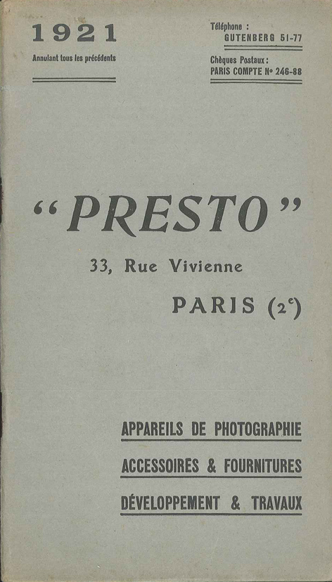 Photo-Presto 1921