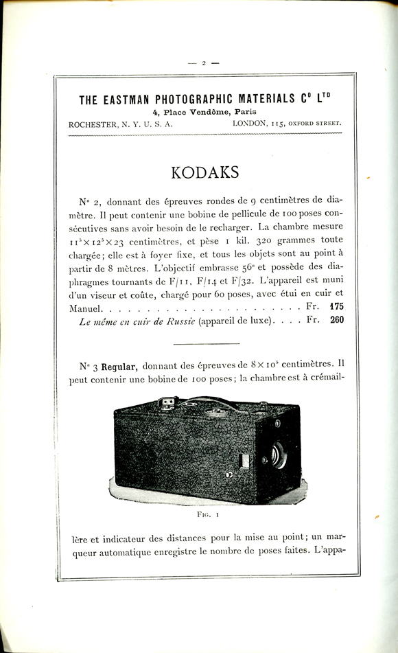 Kodak N° 3 Kodak