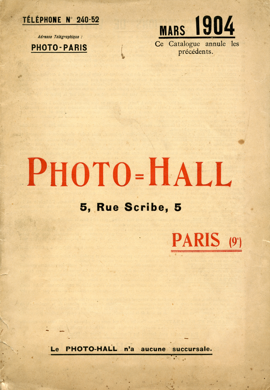 Photo-Hall 1904 mars