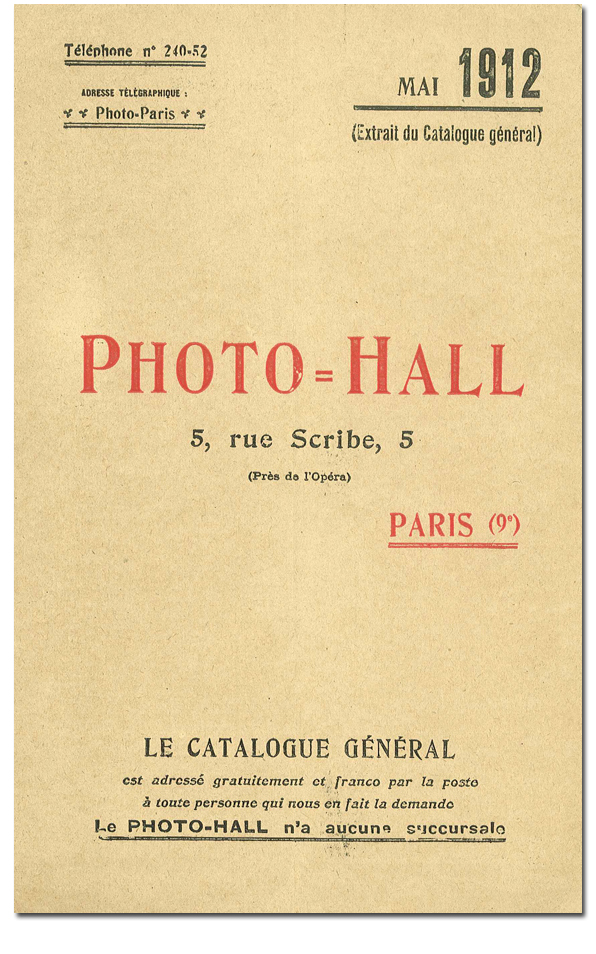 Photo-Hall 1912 mai